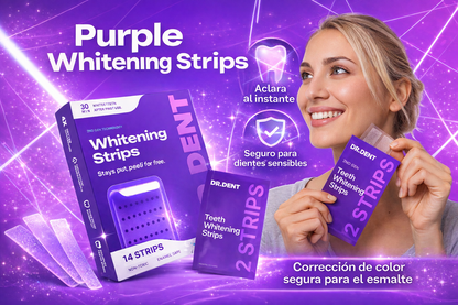 Tiras blanqueadoras sin peróxido
